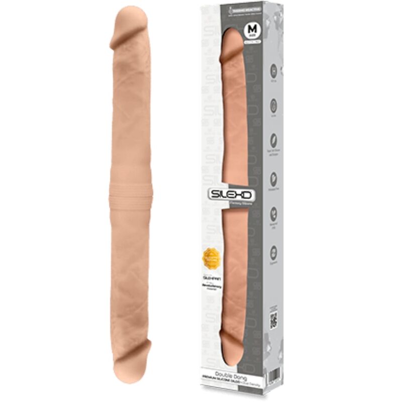 SILEXD - DOUBLE REALISTIC PENIS PREMIUM SILEXPAN SILICONE 42.5 CM