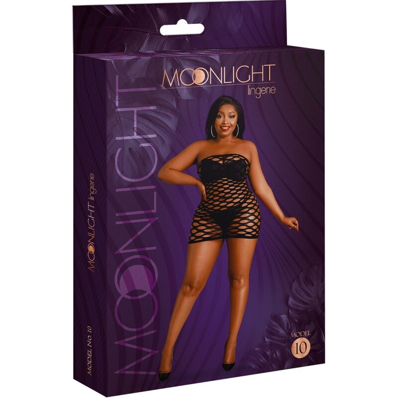 MOONLIGHT - VESTIDO DE PUNTO MODELO 10 NEGRO TALLA GRANDE
