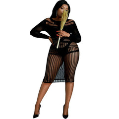 MOONLIGHT - MODELO 3 VESTIDO NEGRO TALLA GRANDE