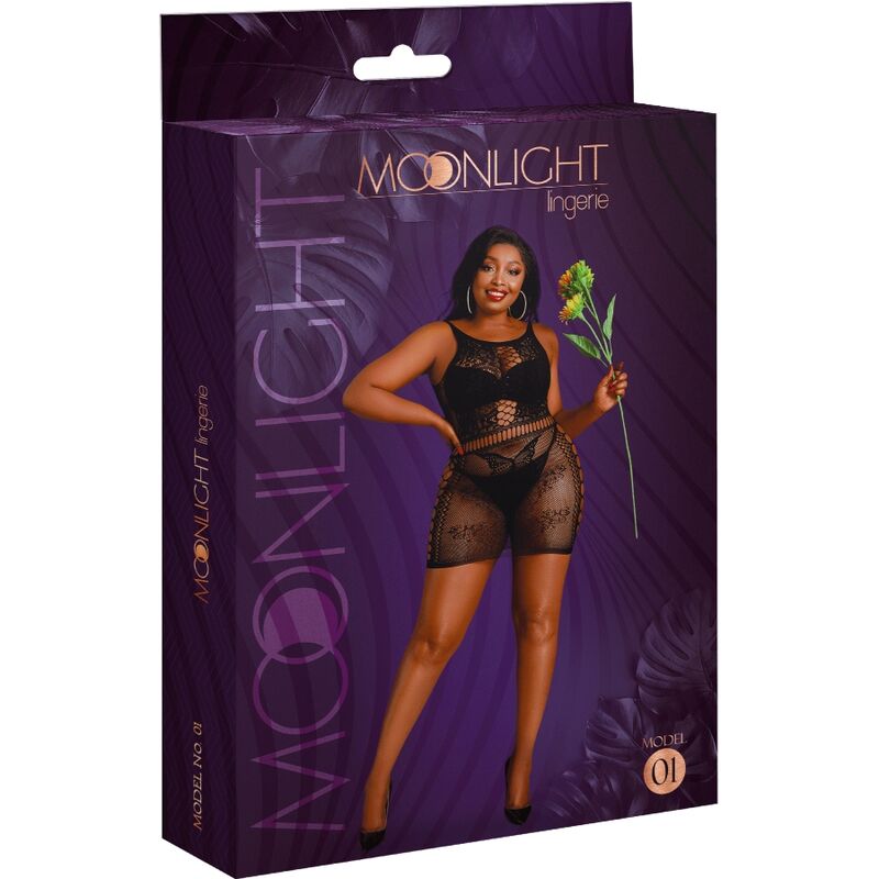 MOONLIGHT - VESTIDO MODELO 1 NEGRO TALLA GRANDE