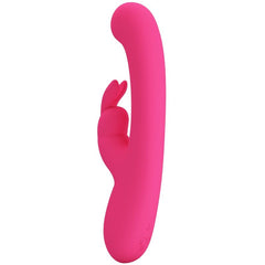 PRETTY LOVE - VIBRADOR LAMAR CONEJO Y PUNTO G ROSA