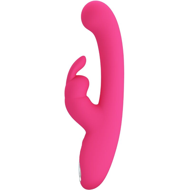 PRETTY LOVE - VIBRADOR LAMAR CONEJO Y PUNTO G ROSA