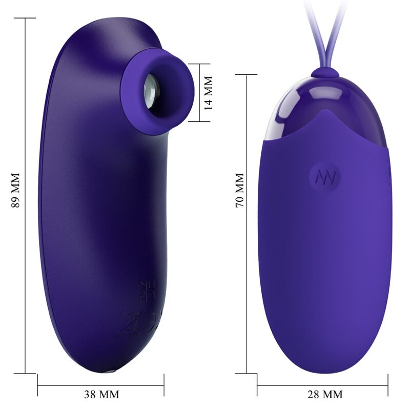 PRETTY LOVE - PORTABLE STIMULATOR AND EGG