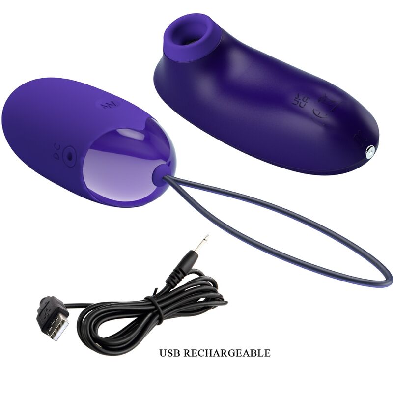 PRETTY LOVE - PORTABLE STIMULATOR AND EGG