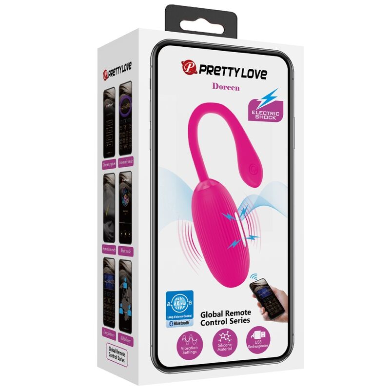 PRETTY LOVE - RECHARGEABLE VIBRATING EGG DOREEN MAGENTA