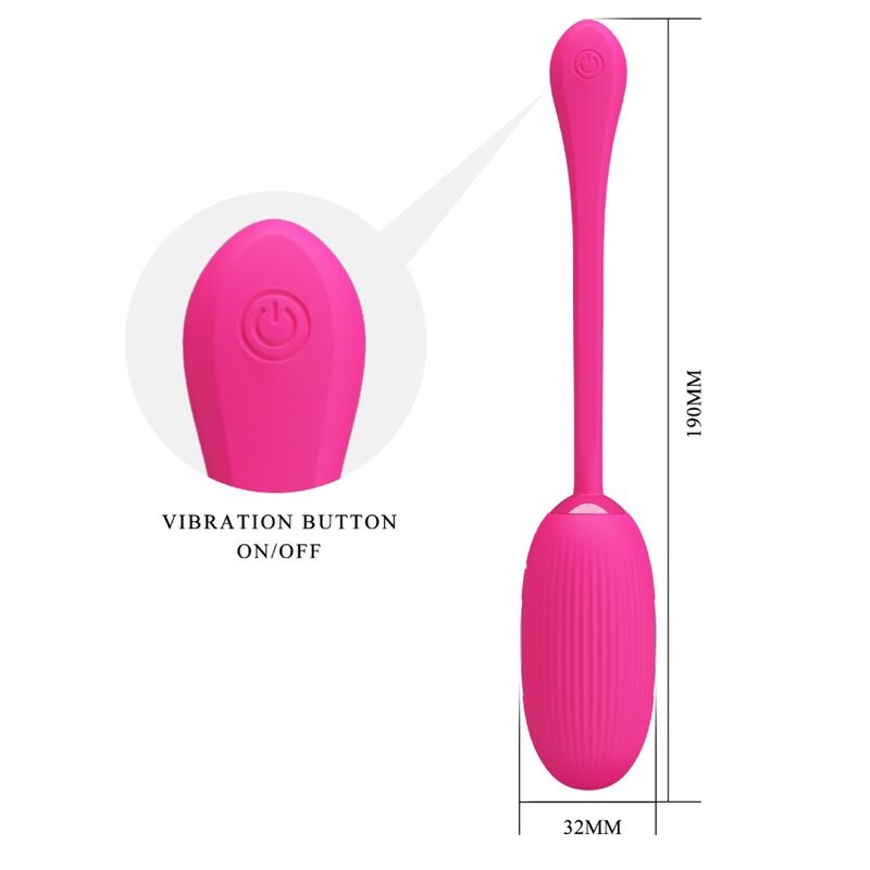 PRETTY LOVE - RECHARGEABLE VIBRATING EGG DOREEN MAGENTA