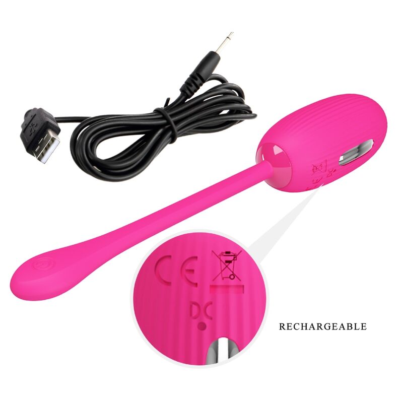 PRETTY LOVE - RECHARGEABLE VIBRATING EGG DOREEN MAGENTA