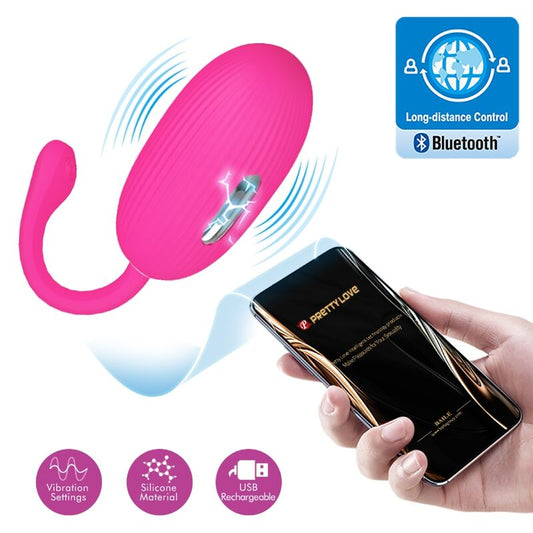 PRETTY LOVE - RECHARGEABLE VIBRATING EGG DOREEN MAGENTA