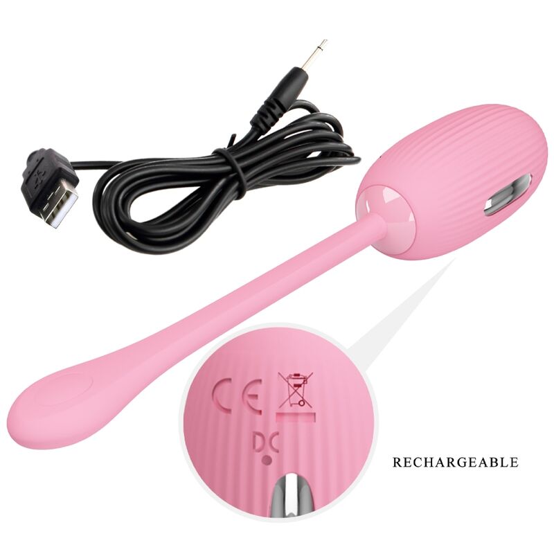 PRETTY LOVE - RECHARGEABLE VIBRATING EGG ROSE DOREEN