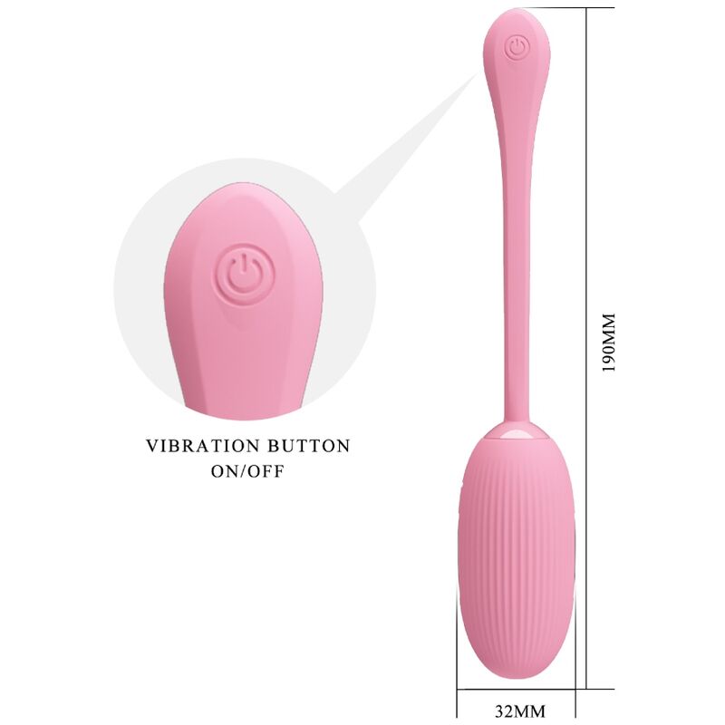 PRETTY LOVE - RECHARGEABLE VIBRATING EGG ROSE DOREEN