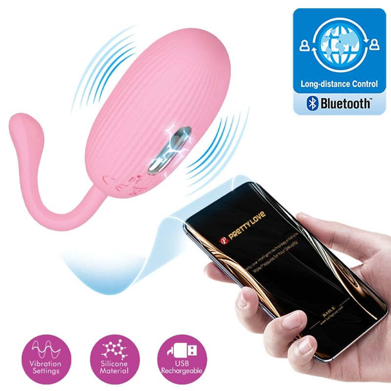 PRETTY LOVE - RECHARGEABLE VIBRATING EGG ROSE DOREEN