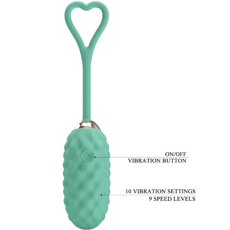 PRETTY LOVE - VIBRATION EGG REMOTE CONTROL VIVIAN GREEN