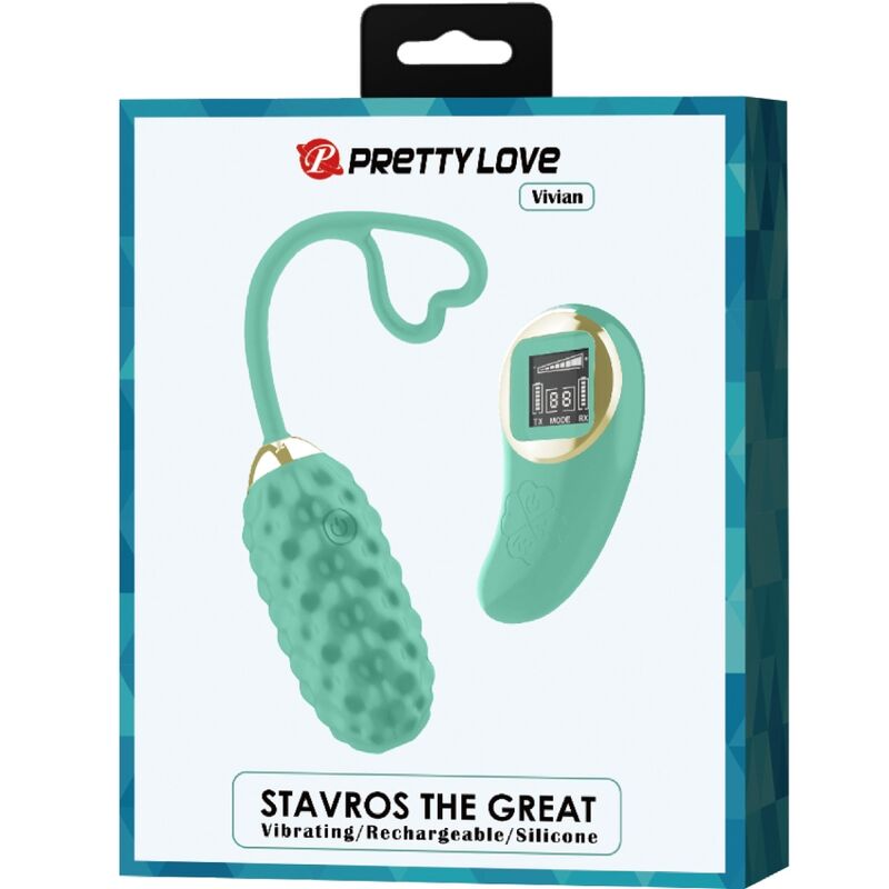 PRETTY LOVE - VIBRATION EGG REMOTE CONTROL VIVIAN GREEN