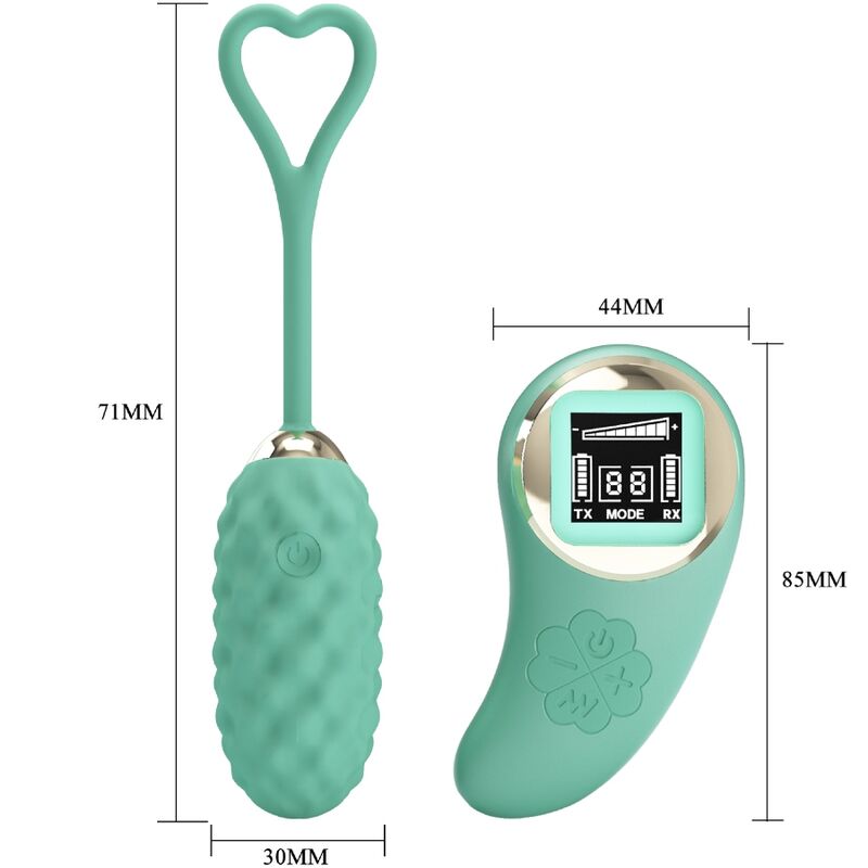 PRETTY LOVE - VIBRATION EGG REMOTE CONTROL VIVIAN GREEN