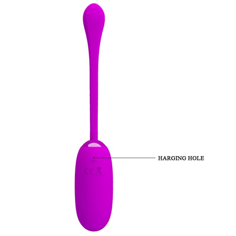 PRETTY LOVE - HUEVO VIBRADOR JULIUS RECARGABLE IMPERMEABLE MORADO