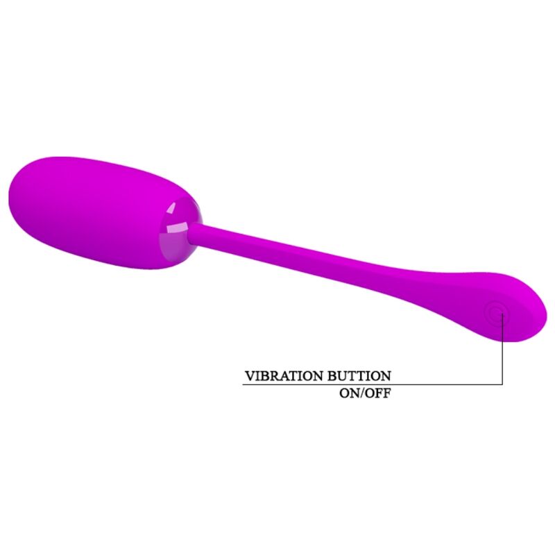 PRETTY LOVE - HUEVO VIBRADOR JULIUS RECARGABLE IMPERMEABLE MORADO