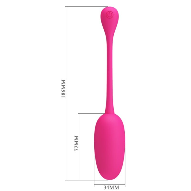 PRETTY LOVE - RECHARGEABLE VIBRATING EGG KNUCKER PINK