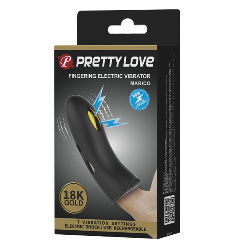 PRETTY LOVE - CUBREDEDOS ELECTROESTIMULADOR MARICO NEGRO