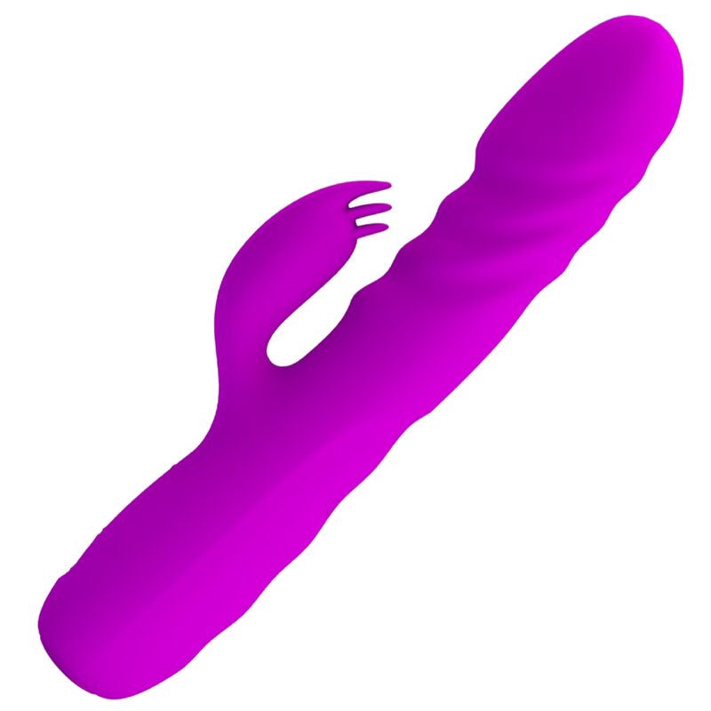 PRETTY LOVE - VIBRADOR RECARGABLE CONEJO MELANIE MORADO