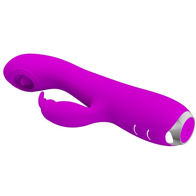 PRETTY LOVE - RACHEL VIBRADOR RECARGABLE CON VENTOSA MORADA