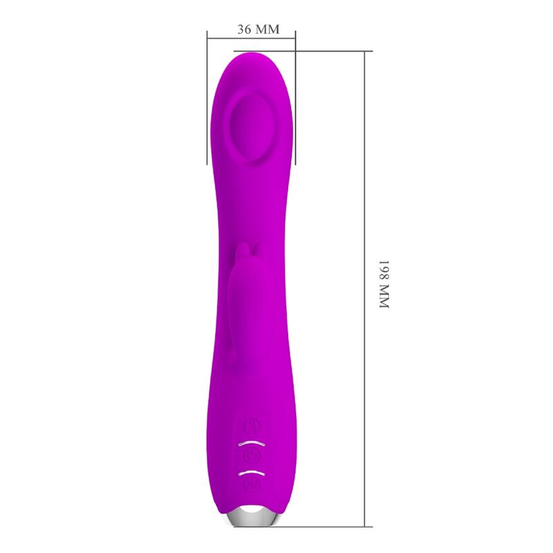 PRETTY LOVE - REGINA PURPLE RECHARGEABLE SUCKER VIBRATOR