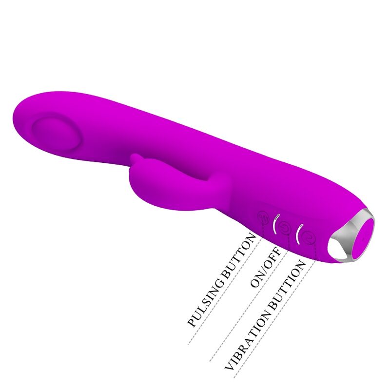 PRETTY LOVE - REGINA PURPLE RECHARGEABLE SUCKER VIBRATOR