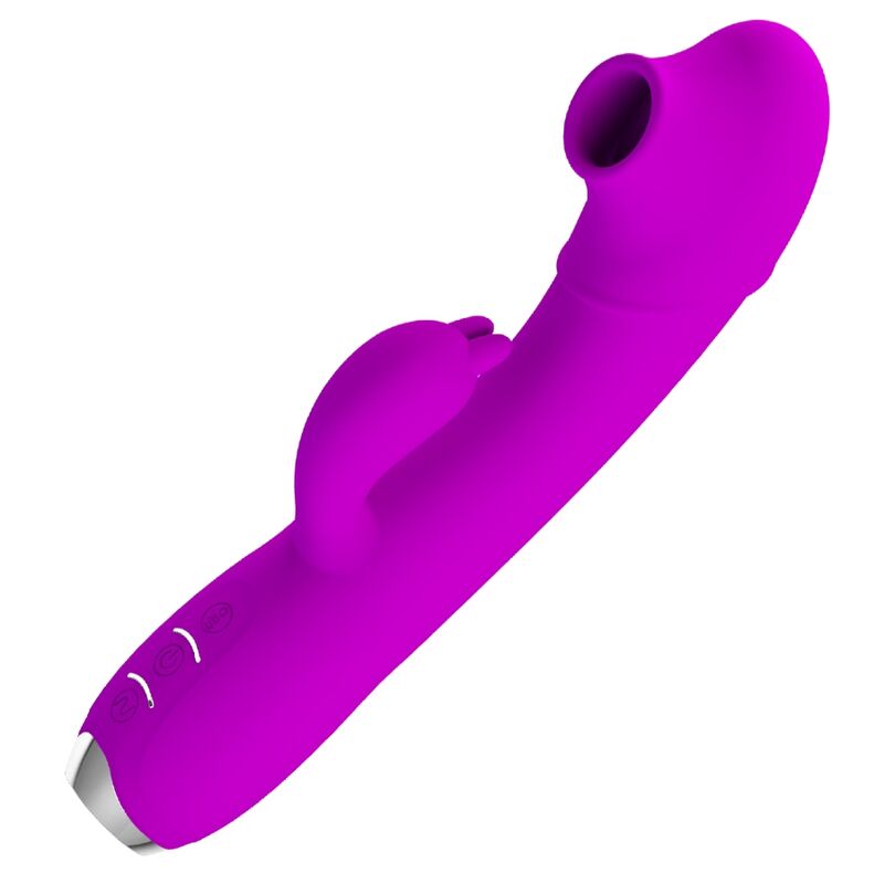 PRETTY LOVE - REGINA PURPLE RECHARGEABLE SUCKER VIBRATOR