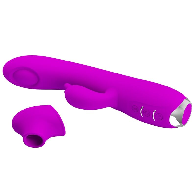 PRETTY LOVE - REGINA PURPLE RECHARGEABLE SUCKER VIBRATOR