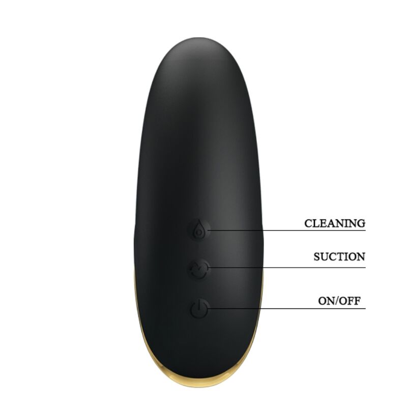 PRETTY LOVE - MASSEUR DASPIRATION DE LUXE RECHARGEABLE NOIR