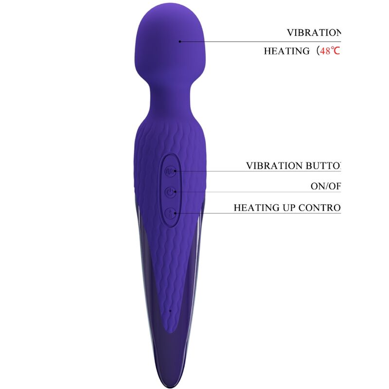 PRETTY LOVE - ANTONY YOUTH WAND VIBRADOR EFECTO CALOR