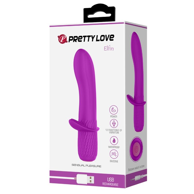 PRETTY LOVE - VIBRATEUR RECHARGEABLE TROY VIOLET