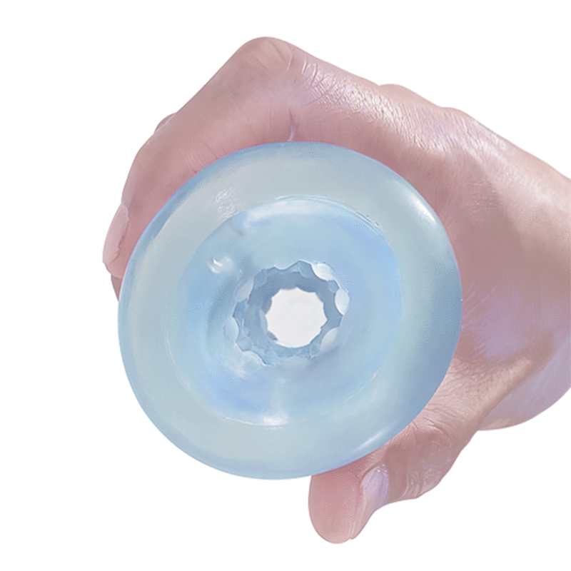 PRETTY LOVE - SMALL BLUE SPIRAL MASTURBATOR