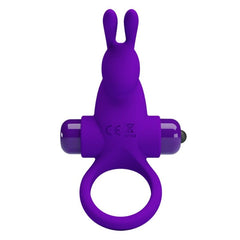 PRETTY LOVE - I CONEJO ANILLO VIBRADOR PARA PENE MORADO