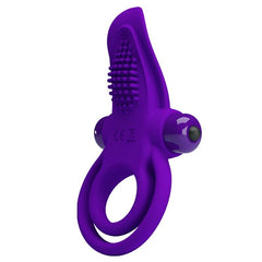 PRETTY LOVE - VIBRATING PURPLE COCK RING