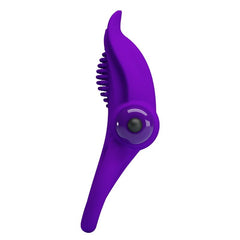 PRETTY LOVE - VIBRATING PURPLE COCK RING