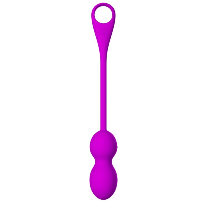 PRETTY LOVE - ELVIRA PURPLE RECHARGEABLE VIBRATING BALLS