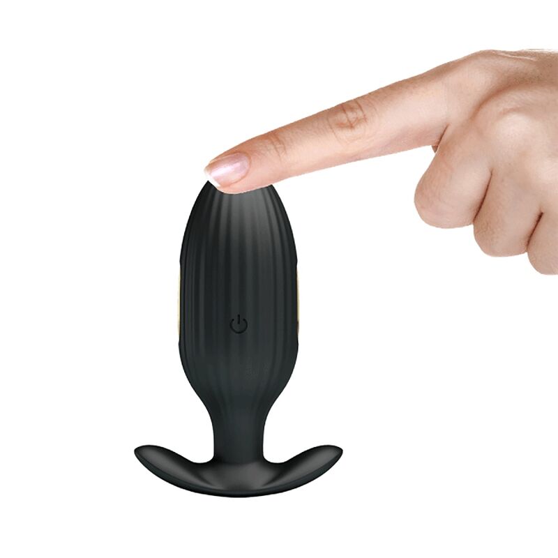 PRETTY LOVE - KELLY PLUG VIBRADOR ANAL RECARGABLE NEGRO