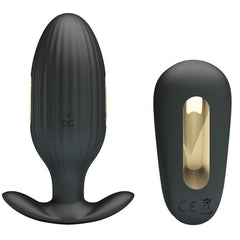 PRETTY LOVE - KELLY PLUG VIBRADOR ANAL RECARGABLE NEGRO