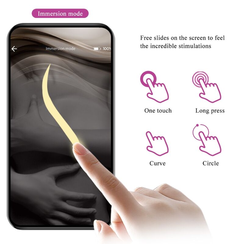 PRETTY LOVE - HUEVO VIBRADOR NYMPH CONTROLADO POR APP MORADO