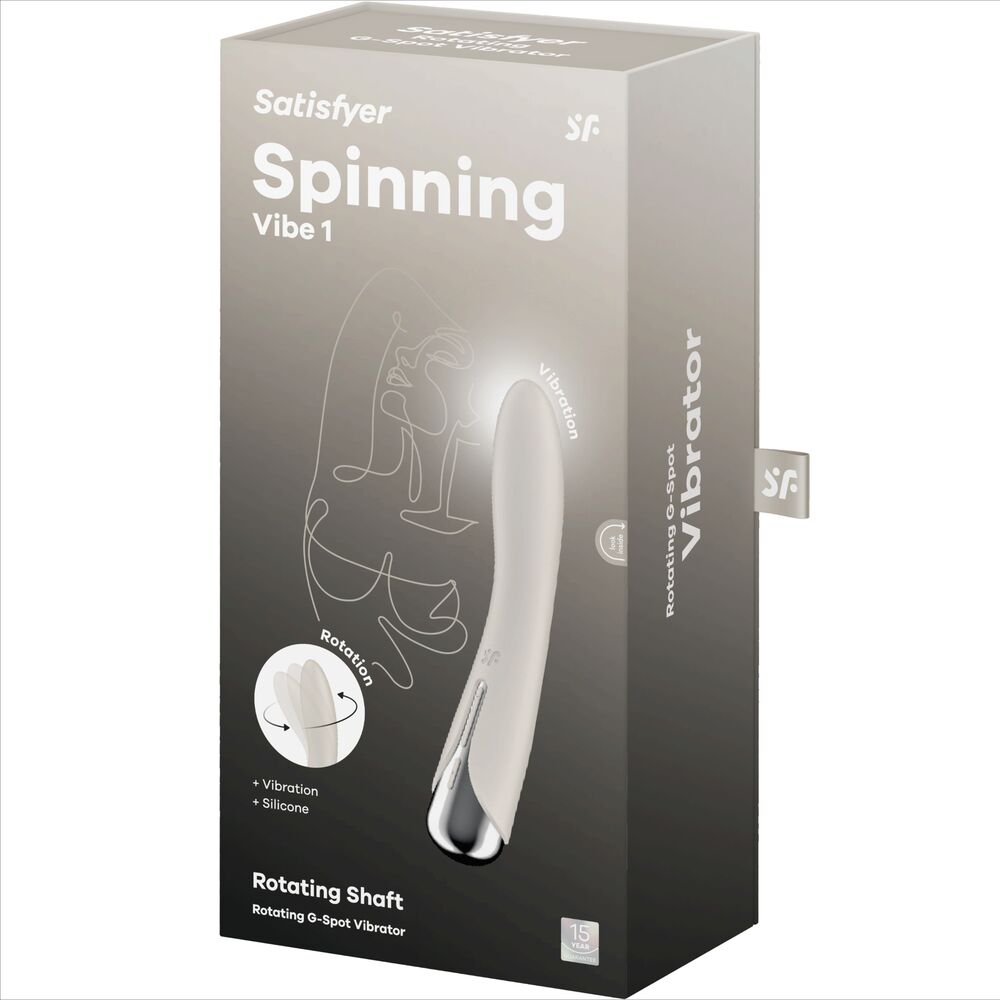 SATISFYER - SPINNING VIBE 1 VIBRATEUR ROTATEUR G-SPOT ROUGE