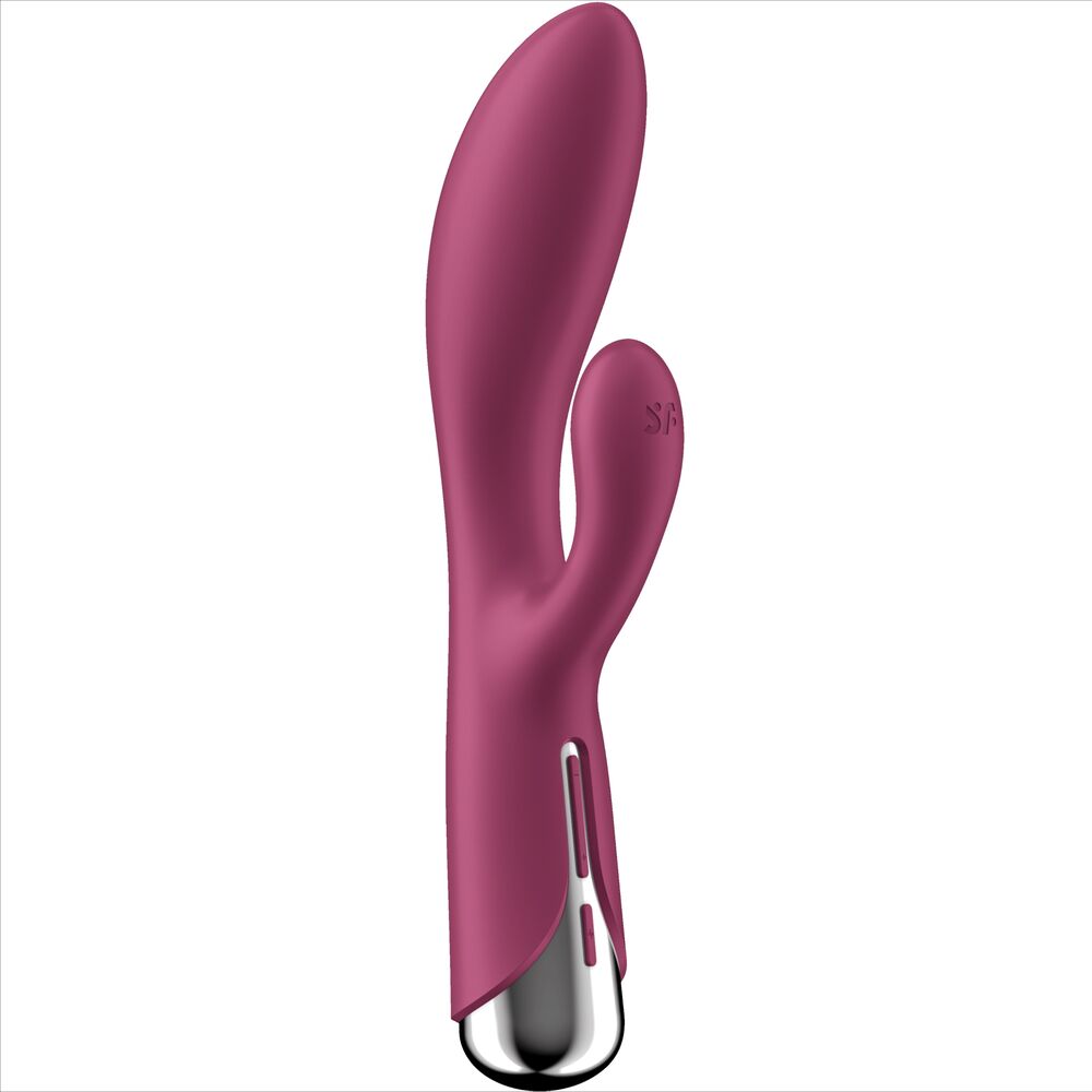 SATISFYER - SPINNING RABBIT 1 CLITORIS ET STIMULATION DU POINT G ROUGE