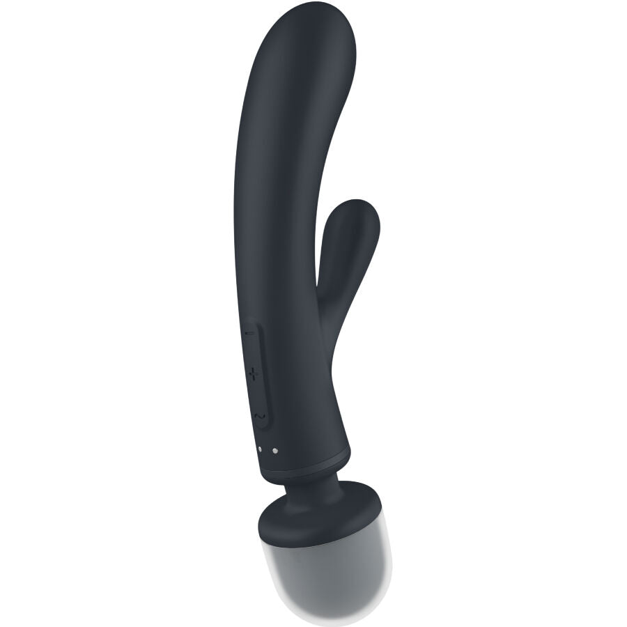 SATISFYER - MASSEUR VIBRATEUR LAPIN TRIPLE LOVER ROSE