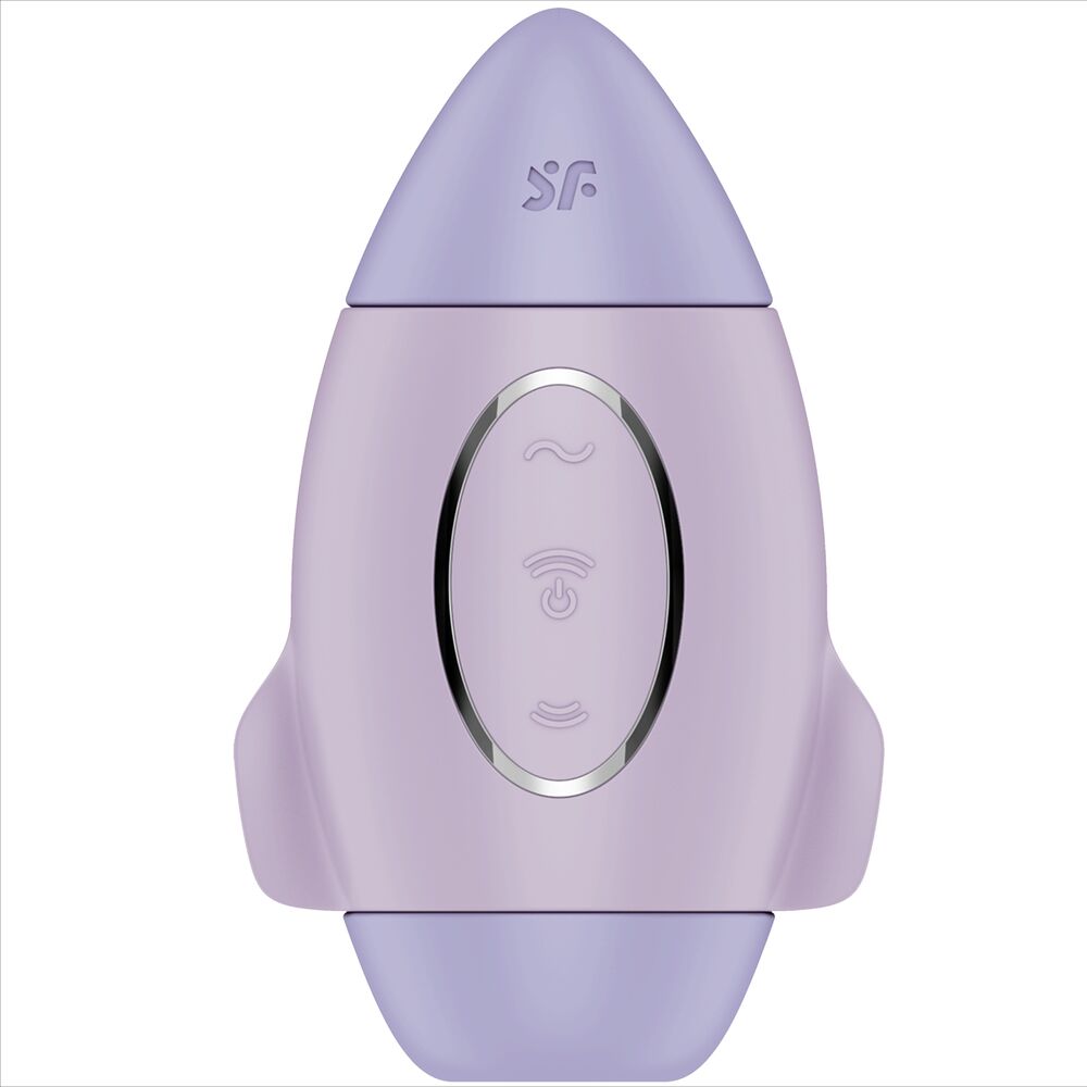 SATISFYER - MISSION CONTROL PETIT VIBRATEUR  DOUBLE IMPULSION LILAS