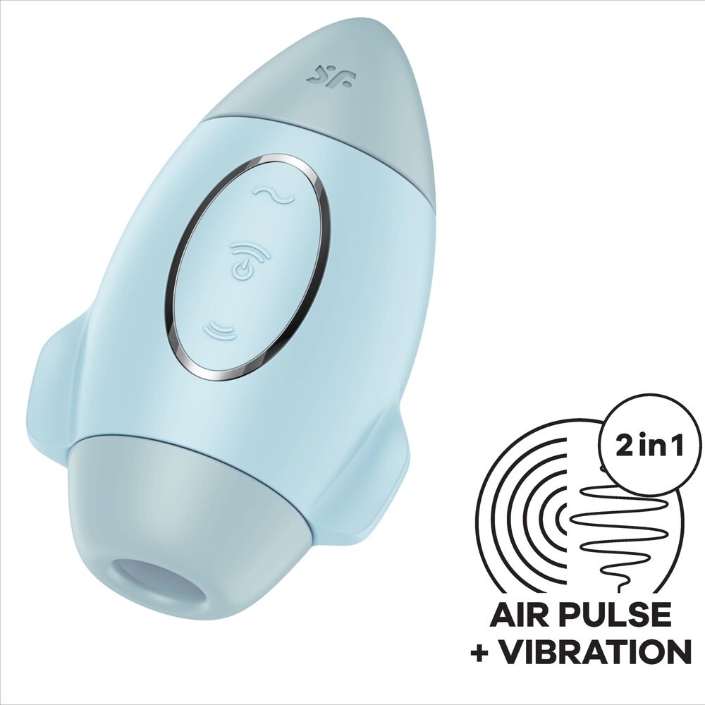 SATISFYER - MISSION CONTROL PEQUEÑO VIBRADOR DE DOBLE PULSO LILA