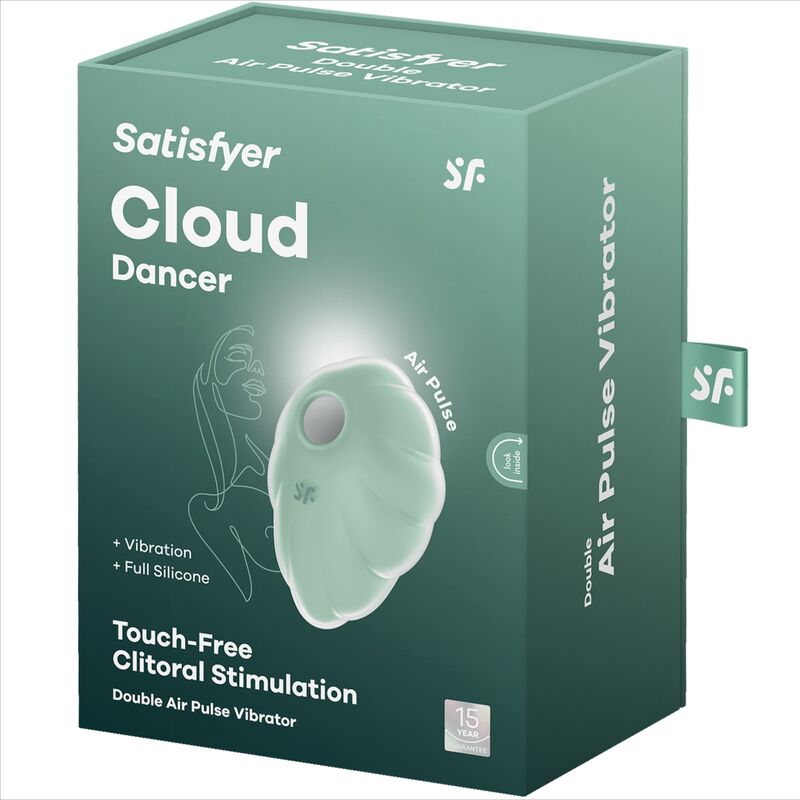 SATISFYER - CLOUD DANCER VIBRADOR PULSO DE AIRE VERDE