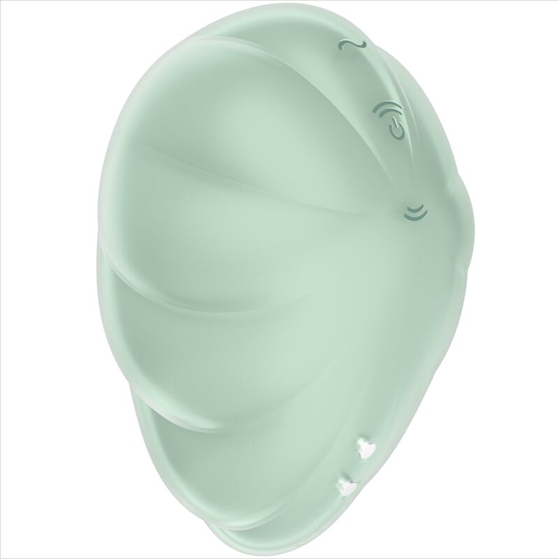 SATISFYER - VIBRATEUR CLOUD DANCER VERT AIR PULSE