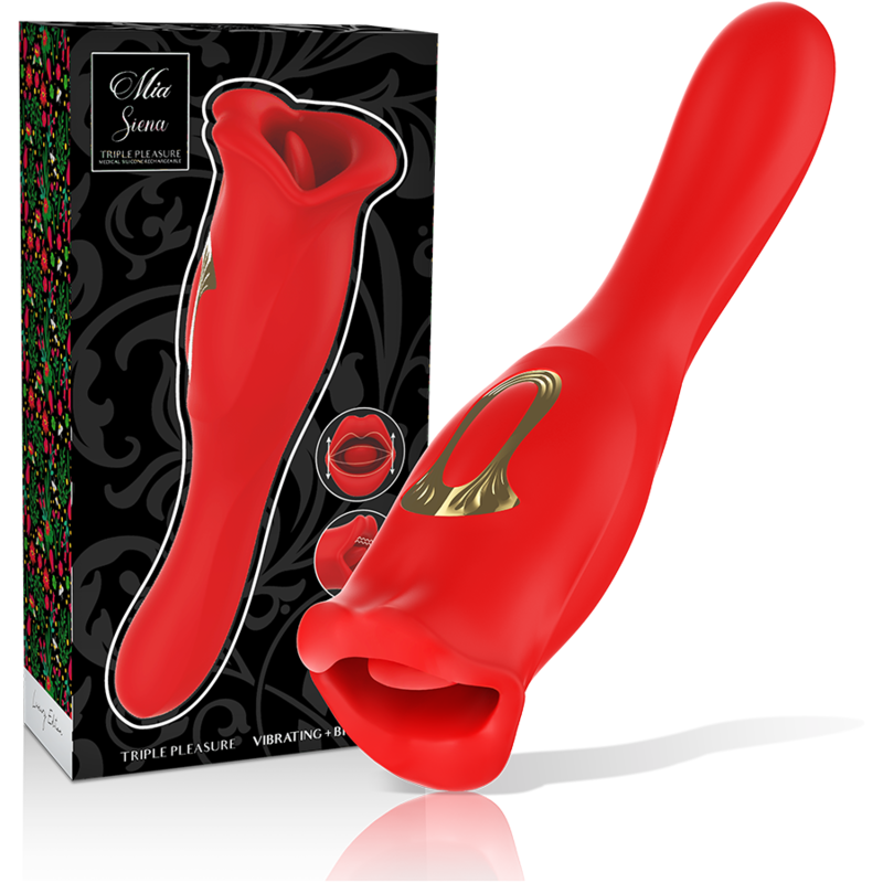 MIA - SIENA TRIPLE VIBRADOR + PLACER MORDEDOR