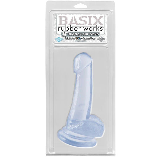 BASIX - GELATIN PENIS TRANSPARENT SUCTION 18 CM