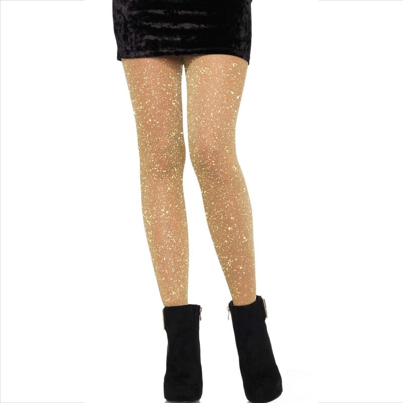 LEG AVENUE - MEDIAS TRANSPARENTES ORO