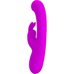 PRETTY LOVE - VIBRADOR LAMAR CONEJO Y PUNTO G MORADO